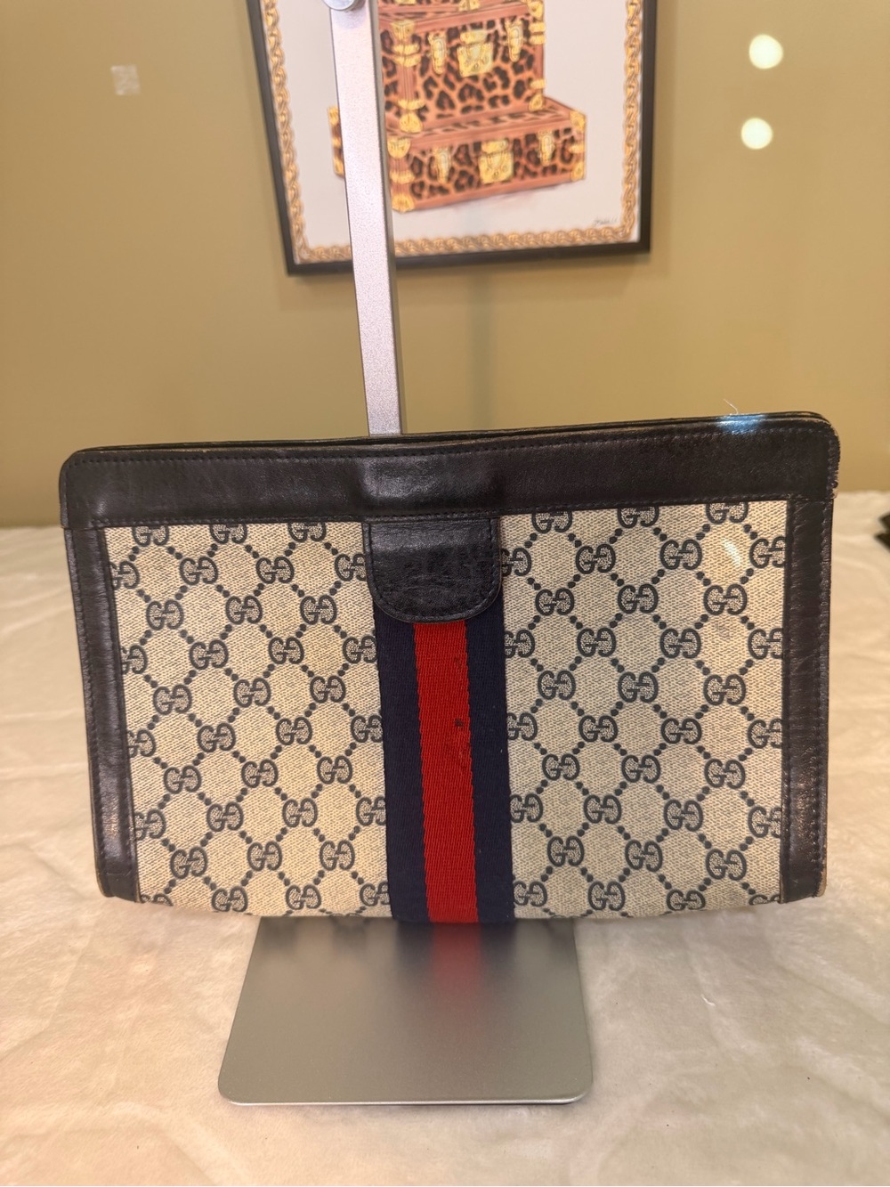 Vintage Gucci Parfums Clutch Bag